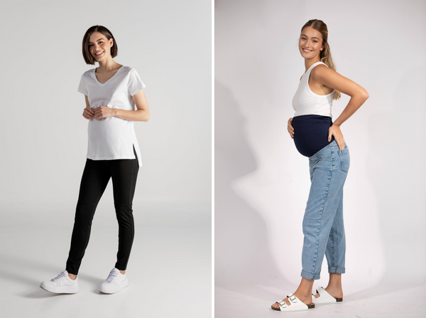 JEAN BOYFRIEND AZUL + JULIA T-SHIRT BLANCA