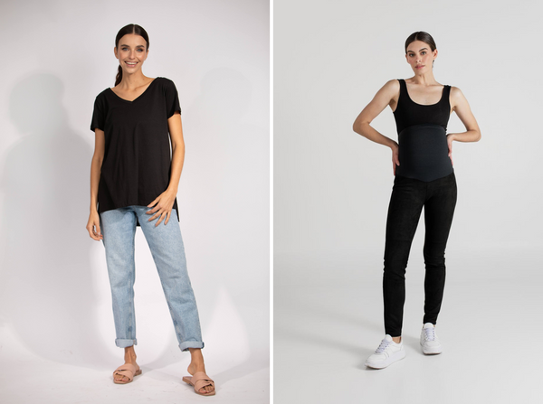 LEGGING GAMUZA NEGRO + JULIA T-SHIRT NEGRO