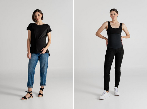 LEGGING GAMUZA NEGRO + SARA T-SHIRT NEGRO