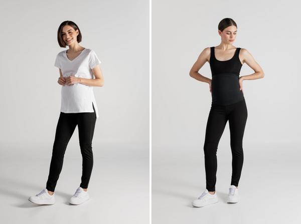 LEGGING PUNTO NEGRO + JULIA T-SHIRT BLANCO