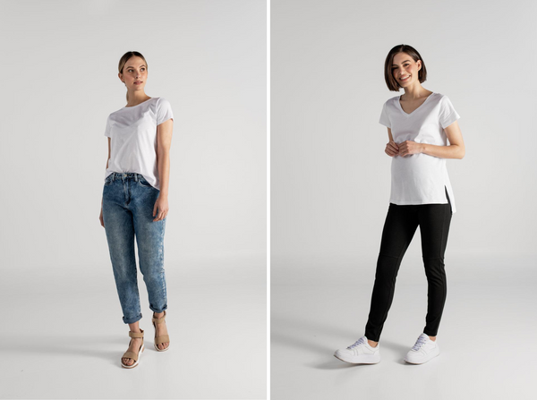 SARA T-SHIRT BLANCA + JULIA T-SHIRT BLANCO