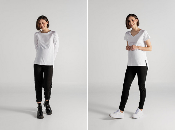 TINA T-SHIRT BLANCO + JULIA T-SHIRT BLANCO